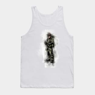 Solid Snake - MGS (Watercolor) Tank Top